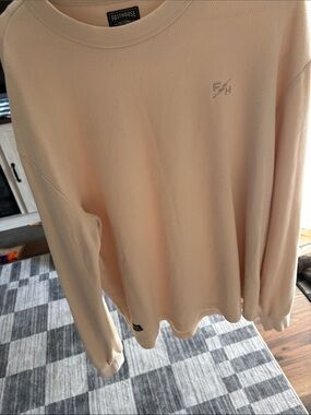 Fasthouse Men's Long Sleeve Crew - Pale Peach